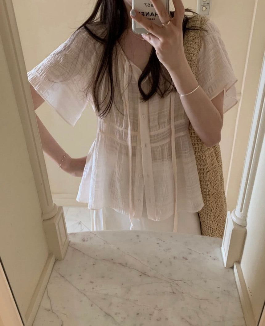 Half juju blouse-2col