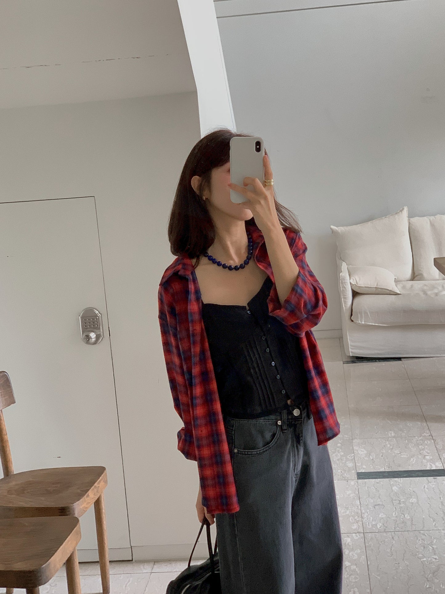 Rok check shirt