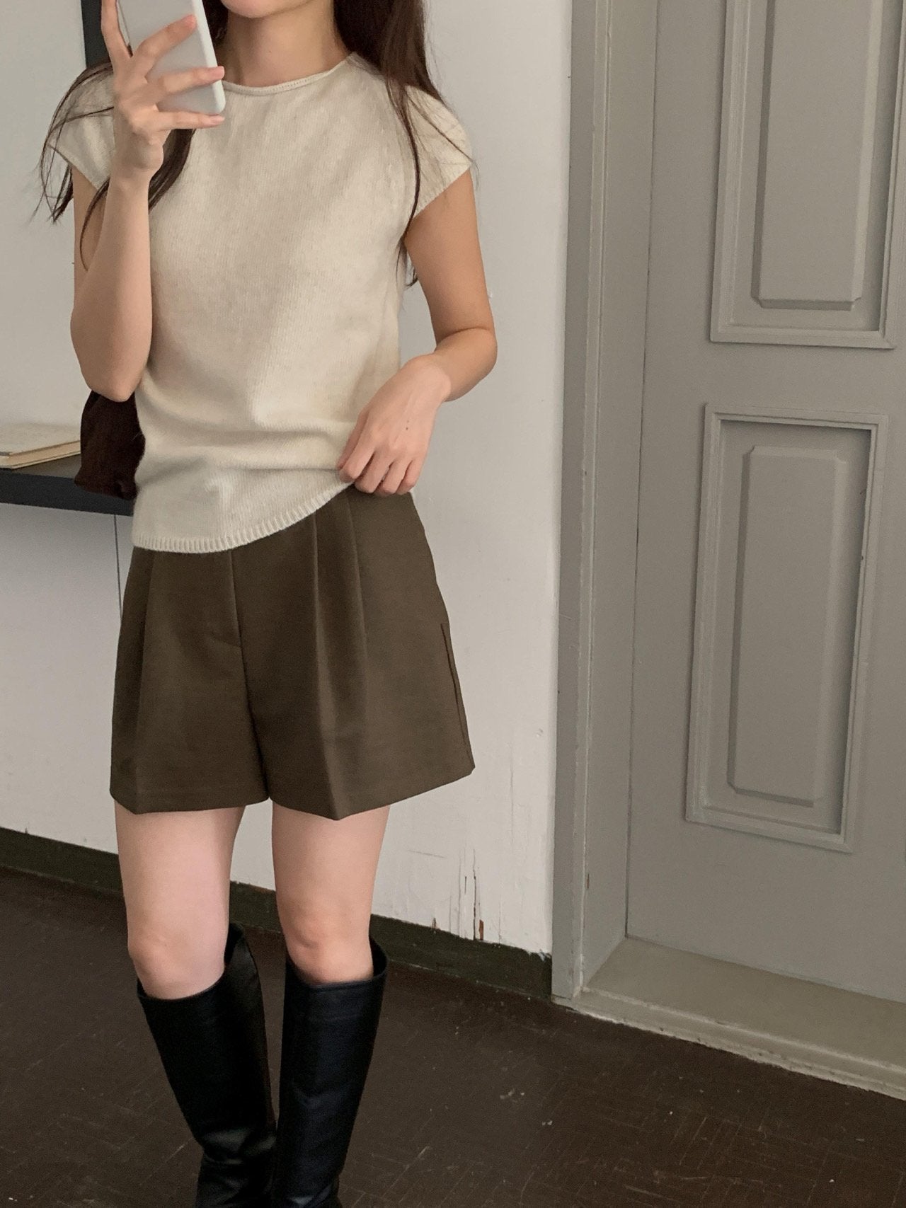 Fox belt knit-3col