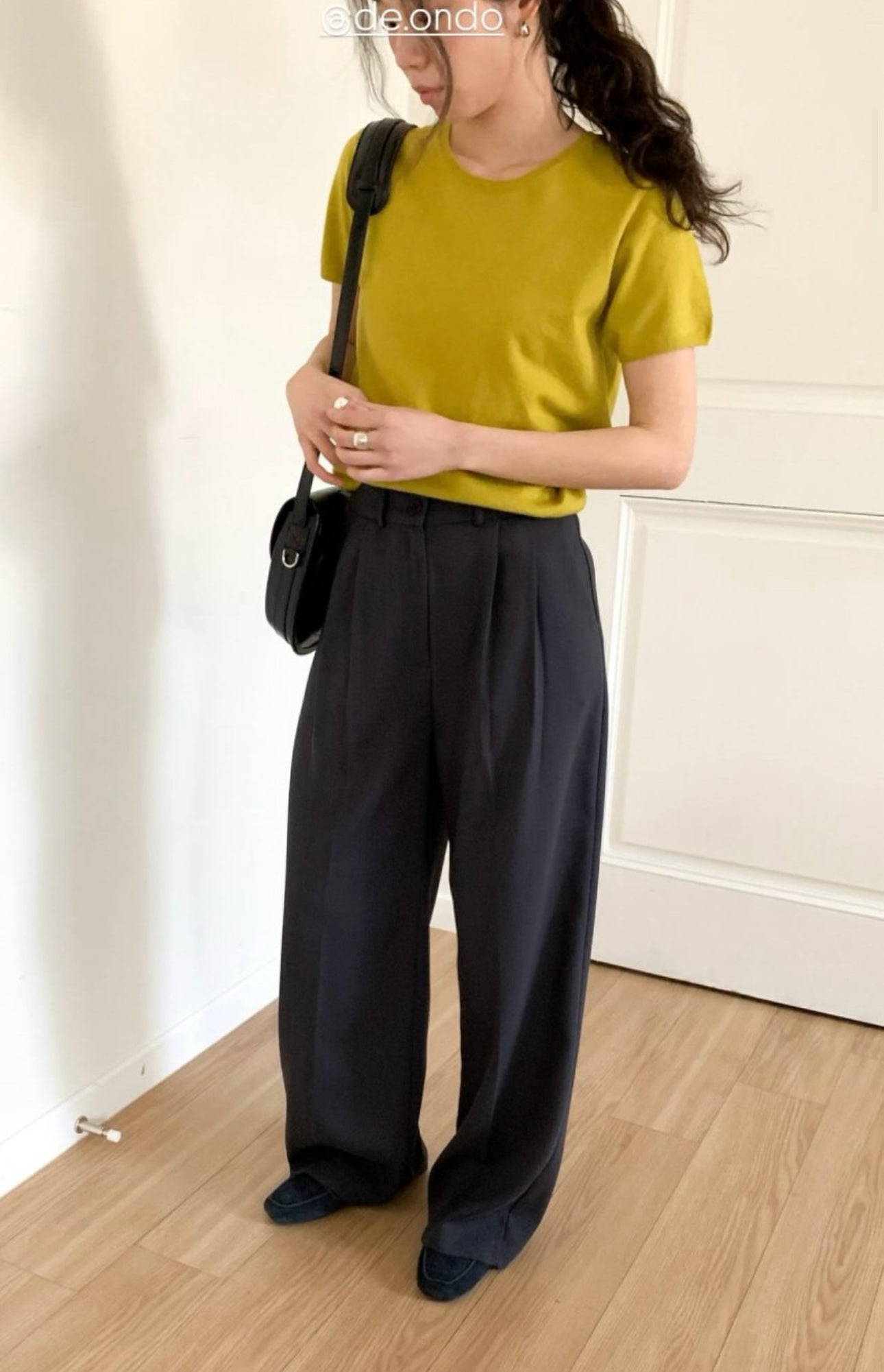 Deondo demu madal half knit-5col