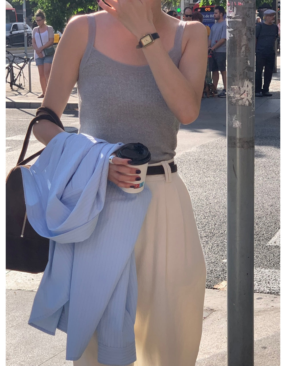 Sheer sleeveless-3col