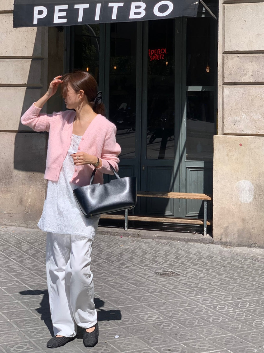 Rosy layered onepiece