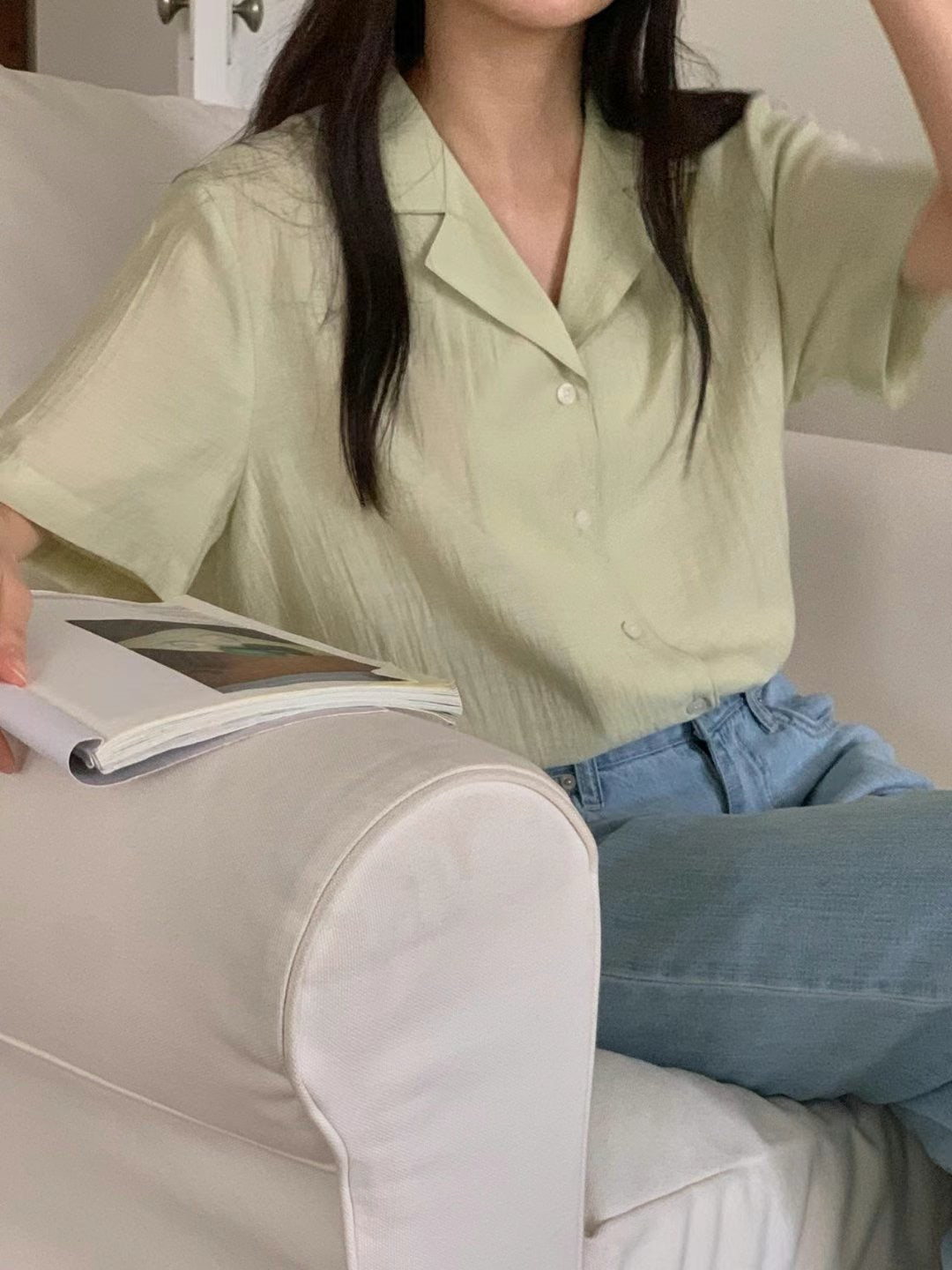 Apple blouse-3col