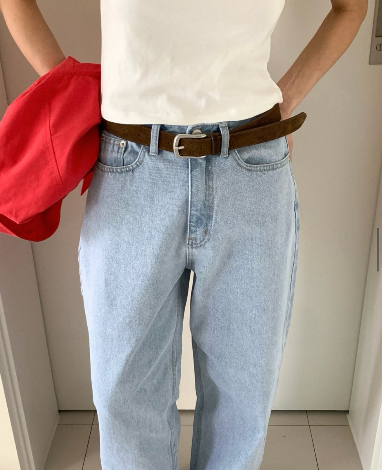 Deondo suede belt-2col