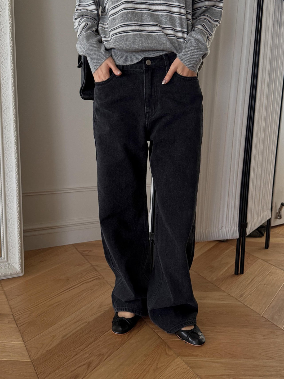 black denim