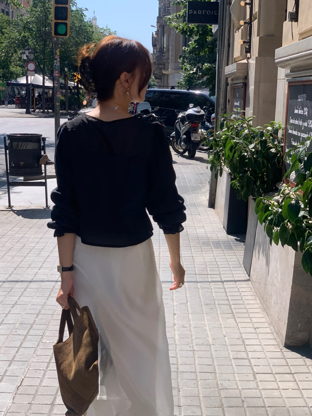 Shining blouse-3col