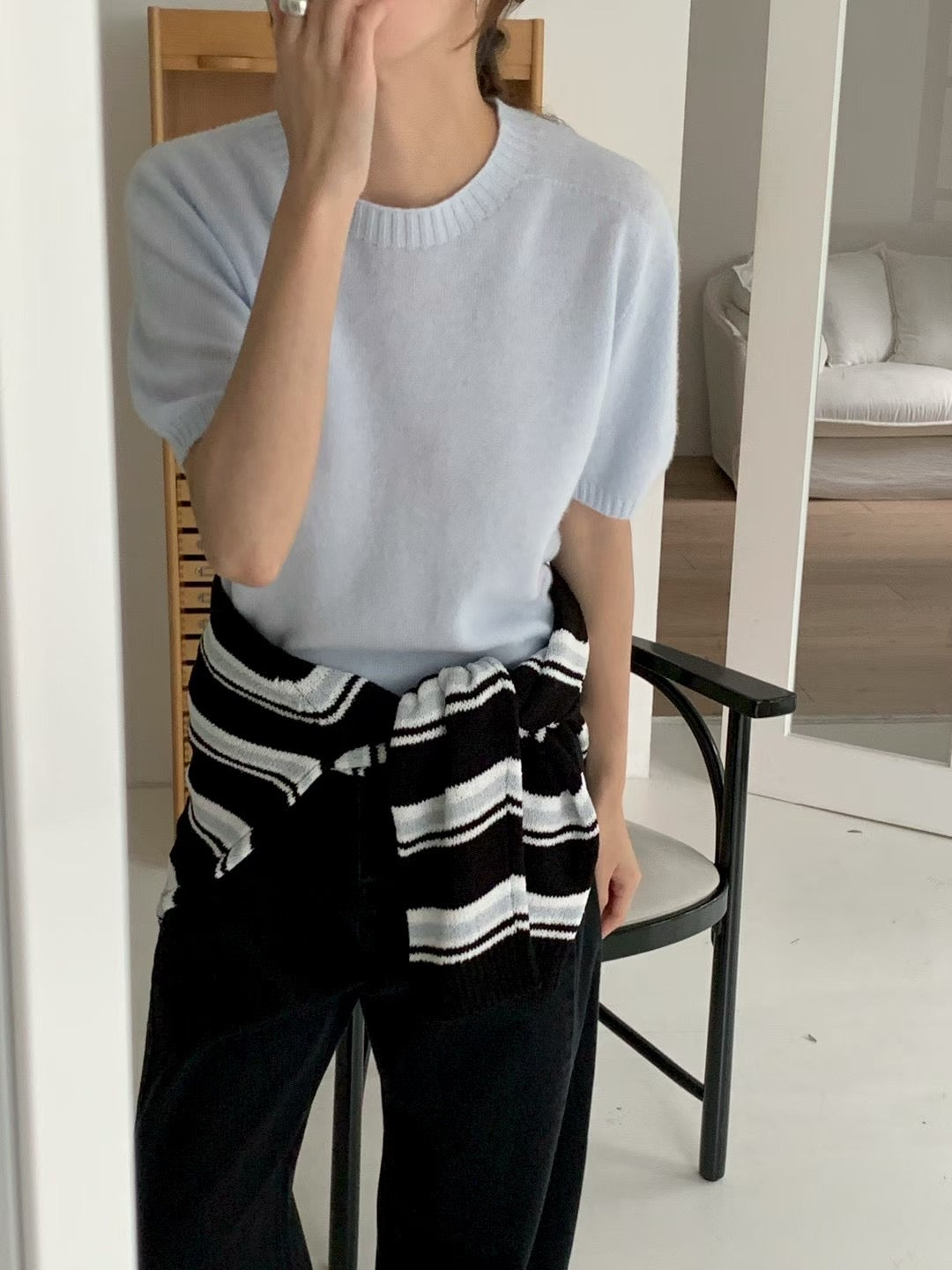 Room and half wholega knit-6col