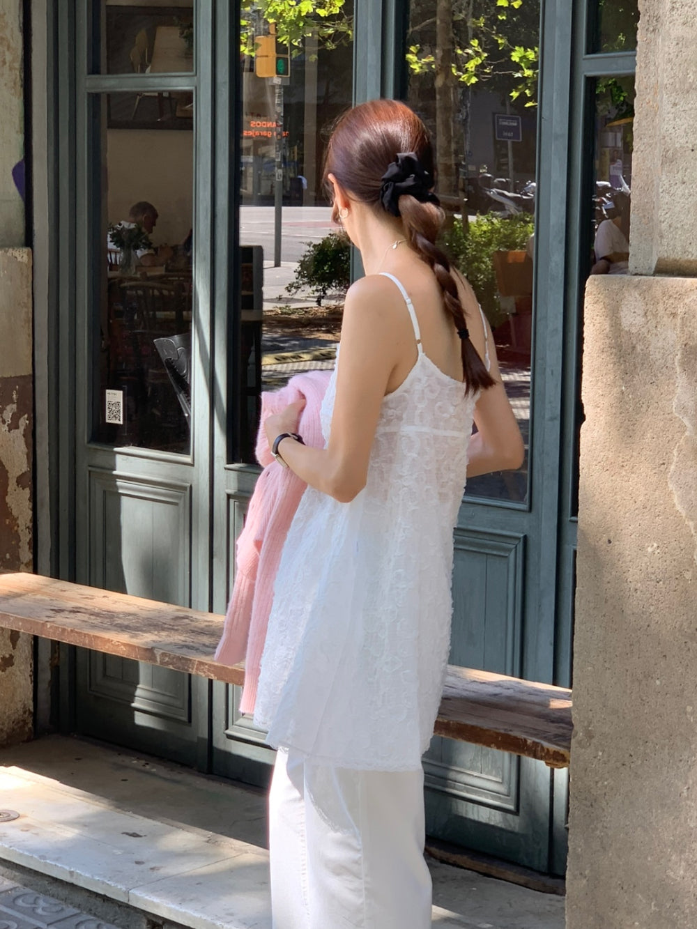 Rosy layered onepiece