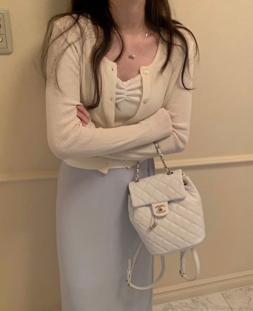 Mamonde linen cardigan-4col
