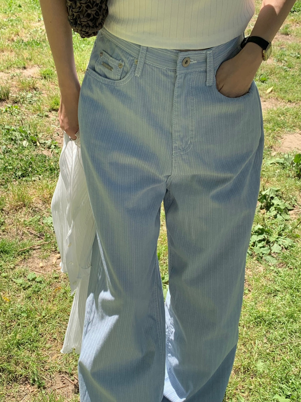 Jacquard denim-2col