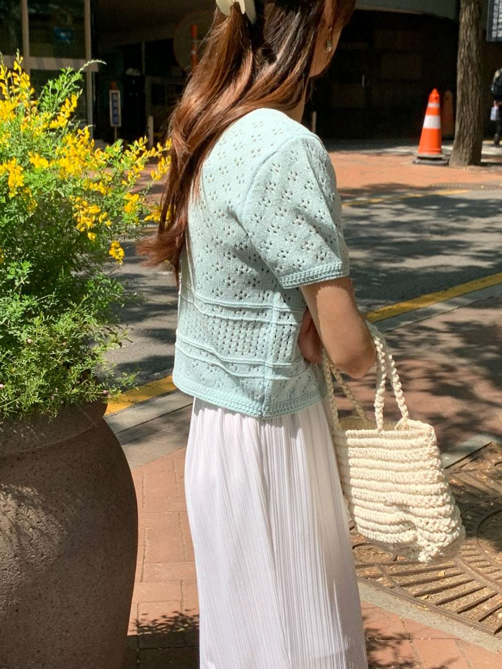 Flute cardigan-3col