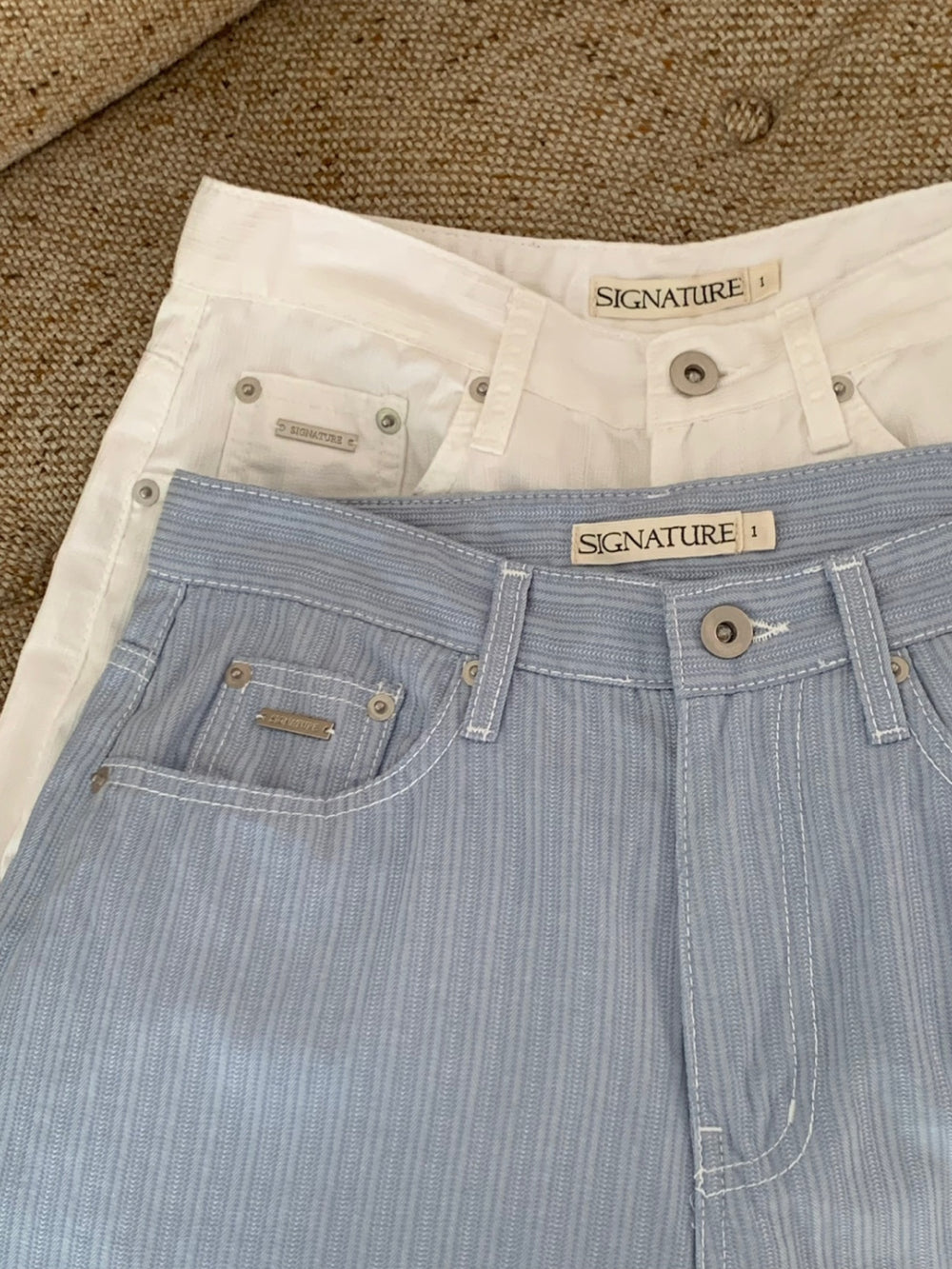 Jacquard denim-2col