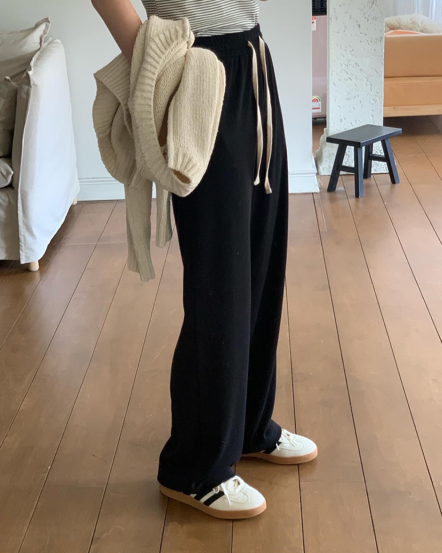 Relaxed pants-5col
