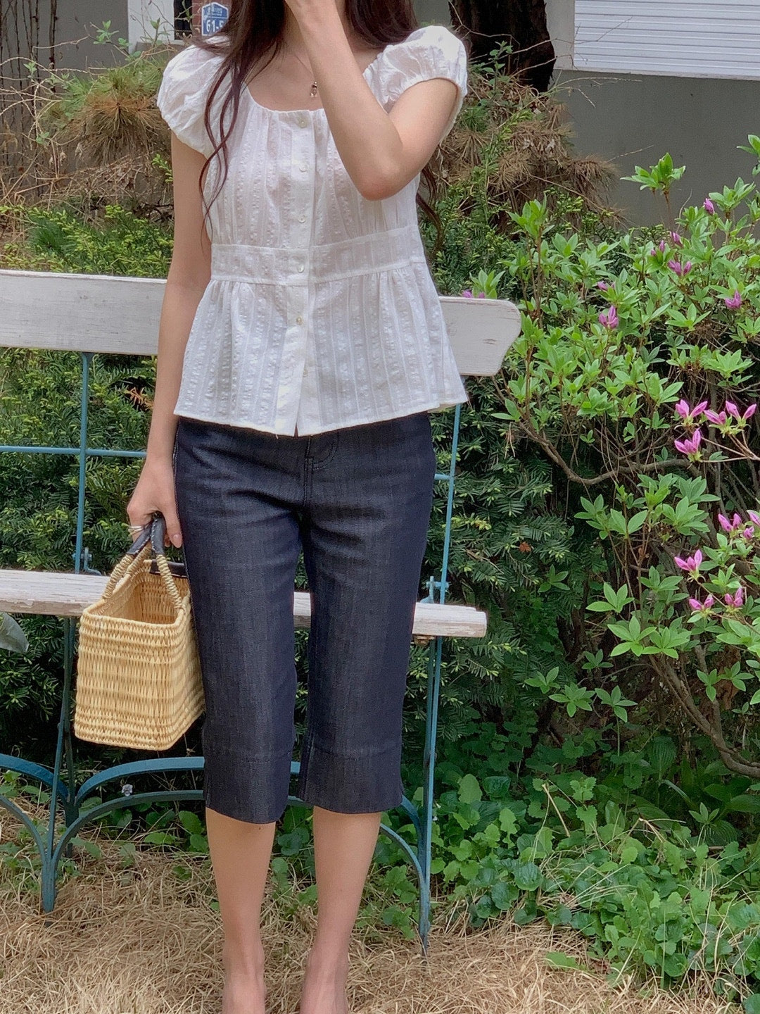 Bigi blouse&skirt-2col