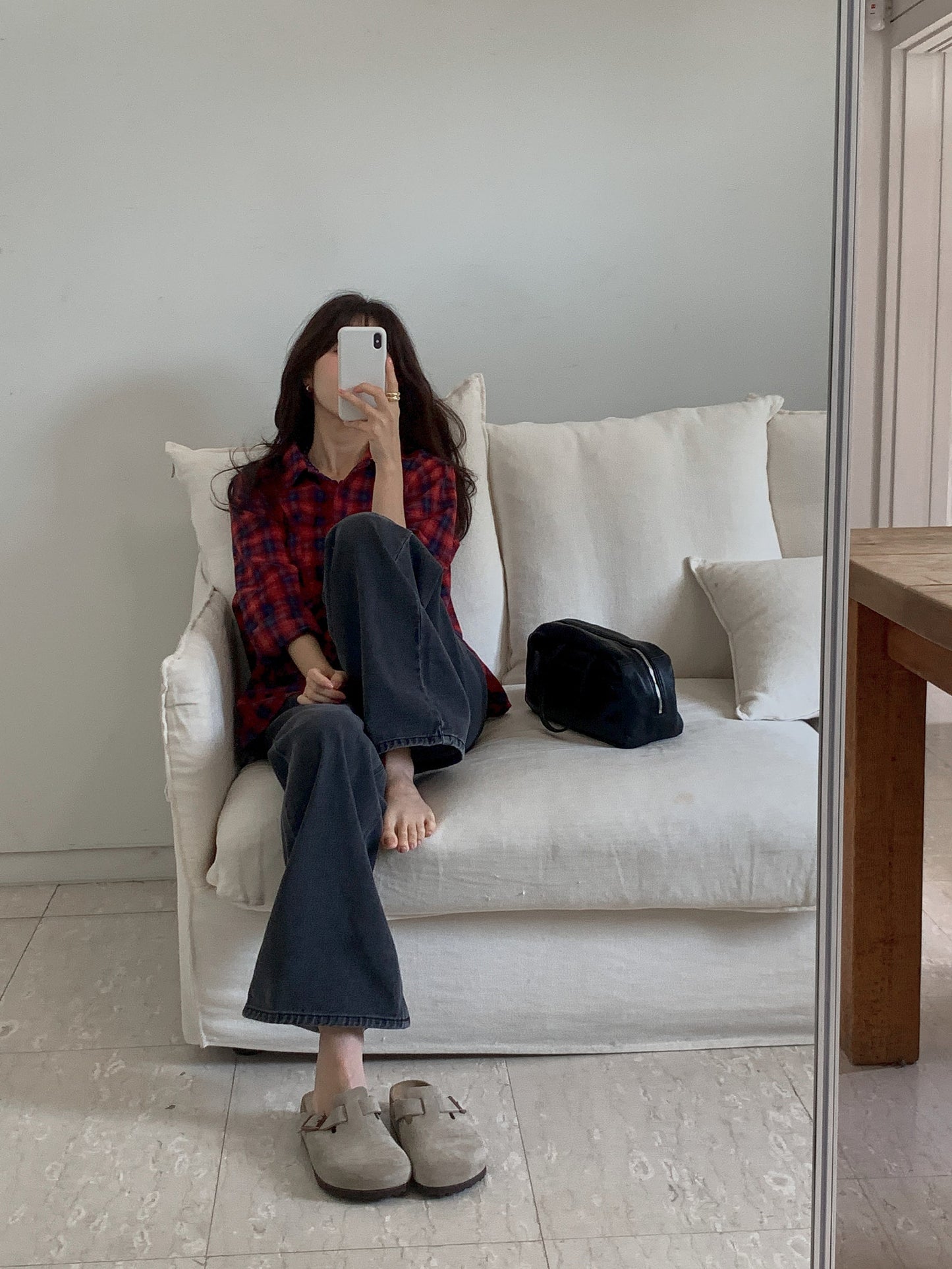 Rok check shirt