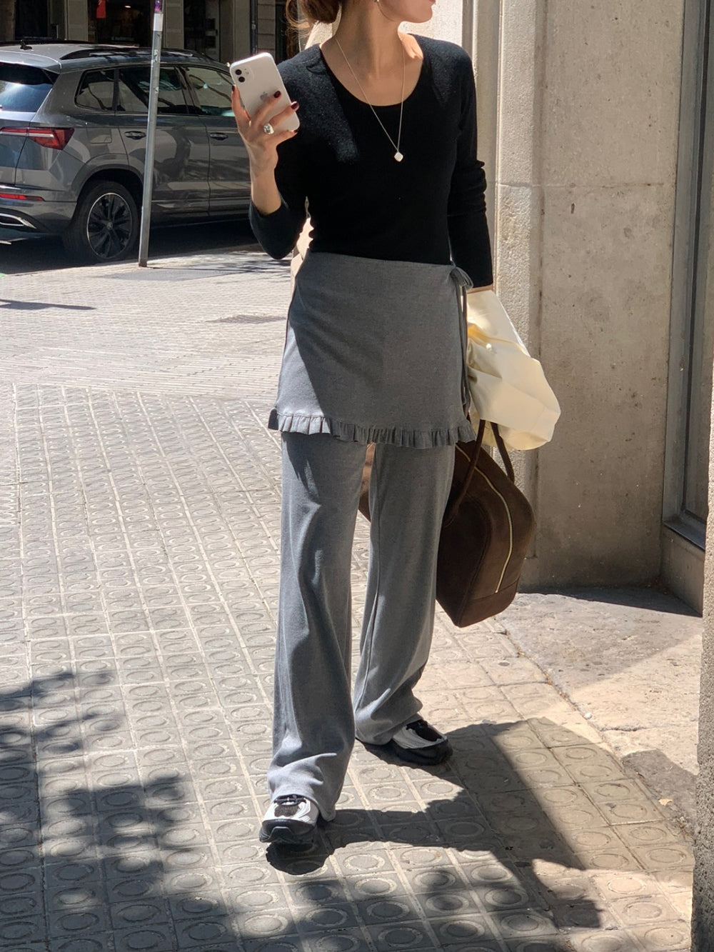 Pov skirt pants-2col