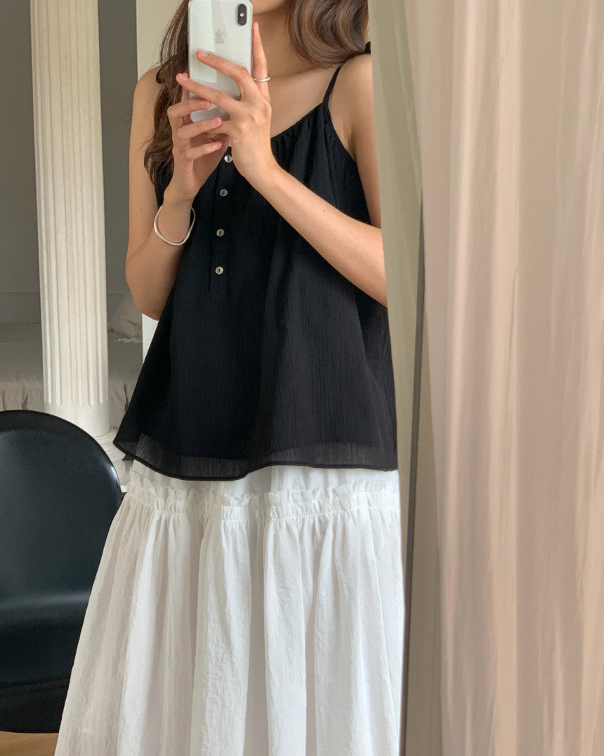 Elysee button sl blouse-2col