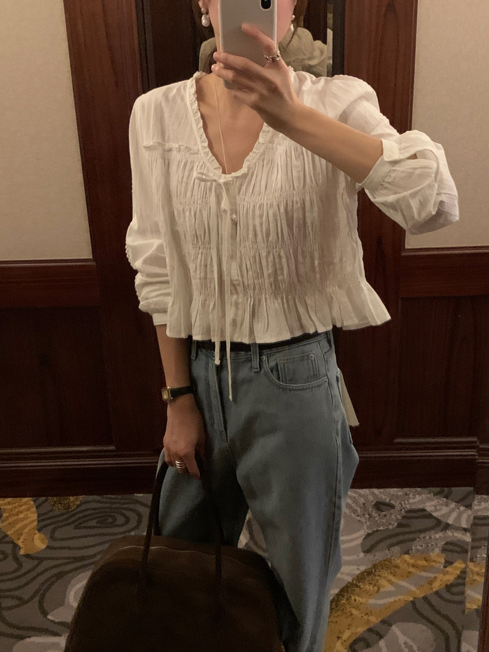Mogu blouse-2col