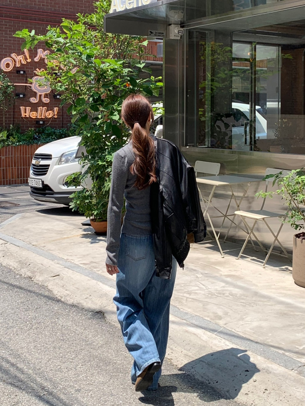 Mud leather jacket-2col