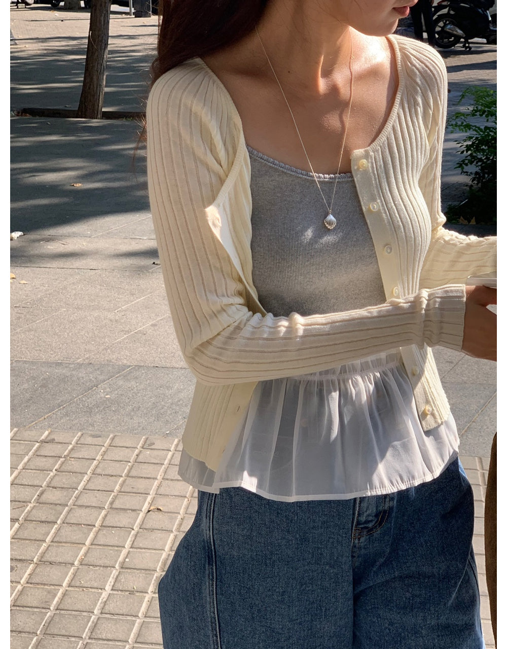 Toy sleeveless layered onepiece-2col