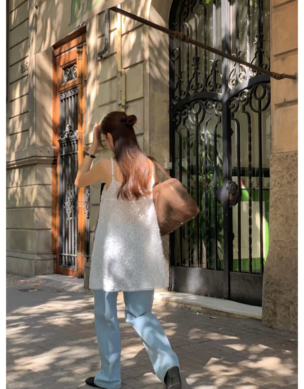 Rosy layered onepiece