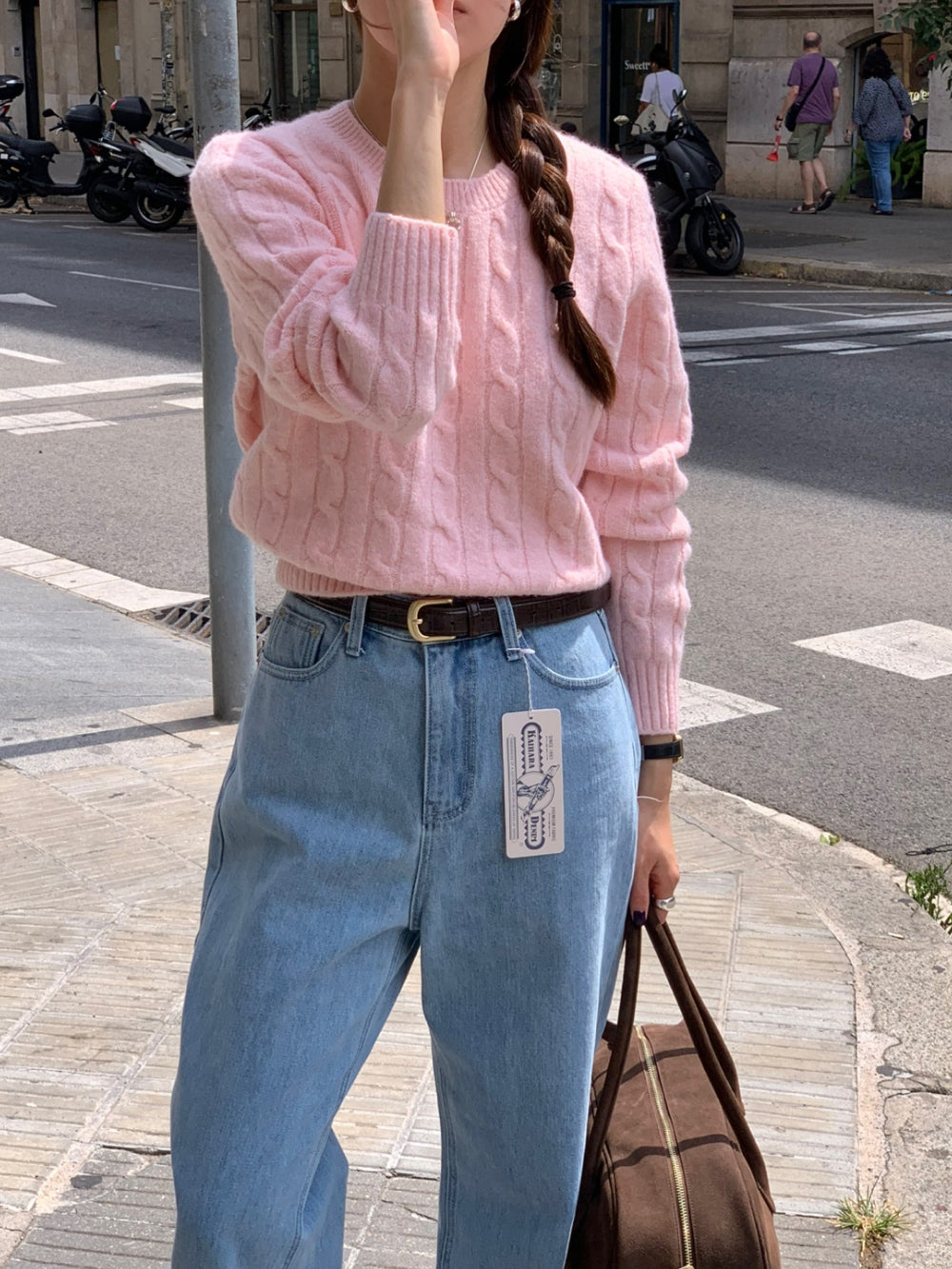 Weather twist knit-4col