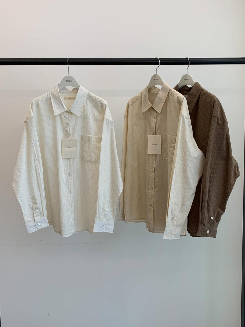 Bring s.t cotton shirt-3col