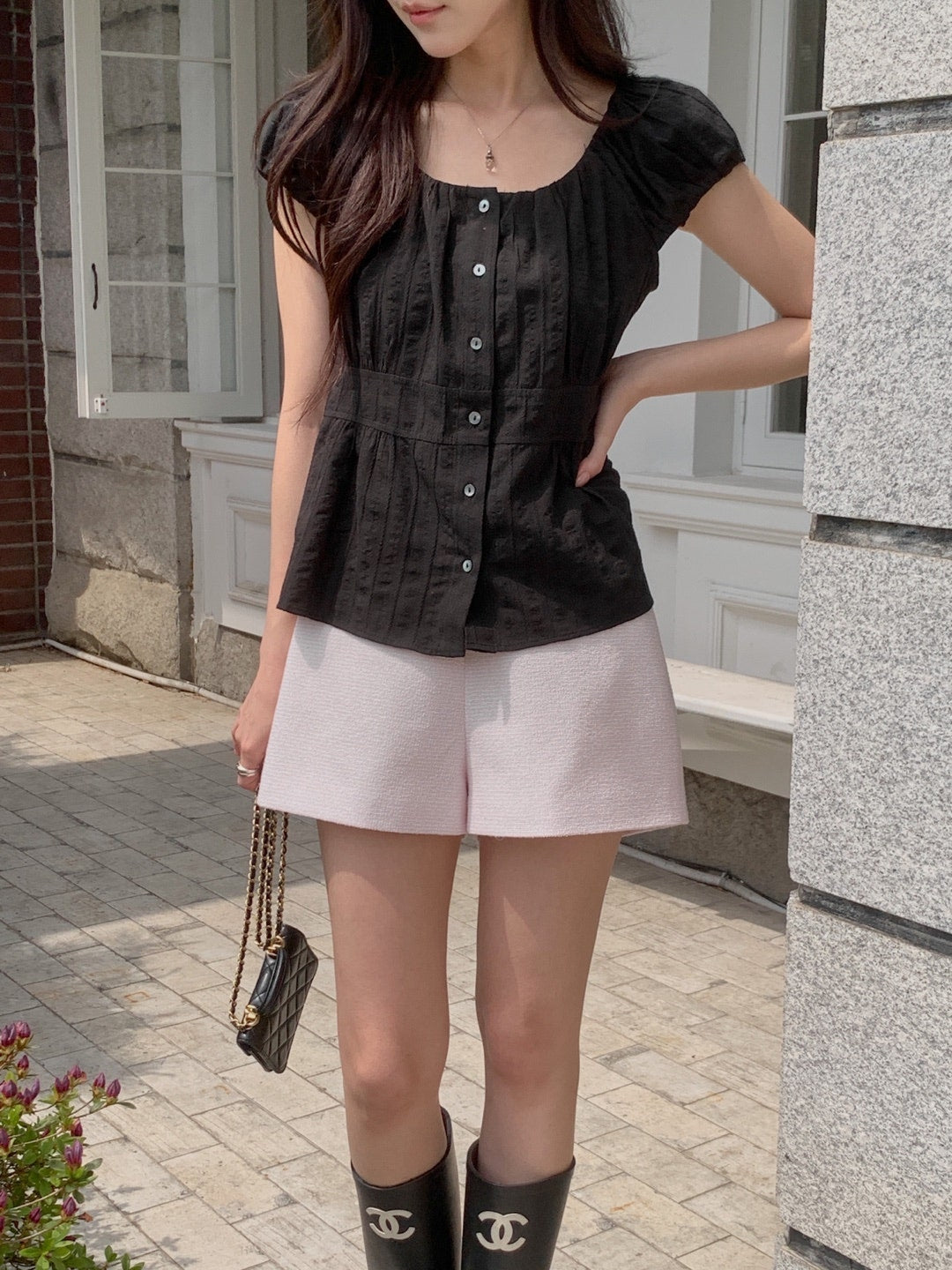 Bigi blouse&skirt-2col