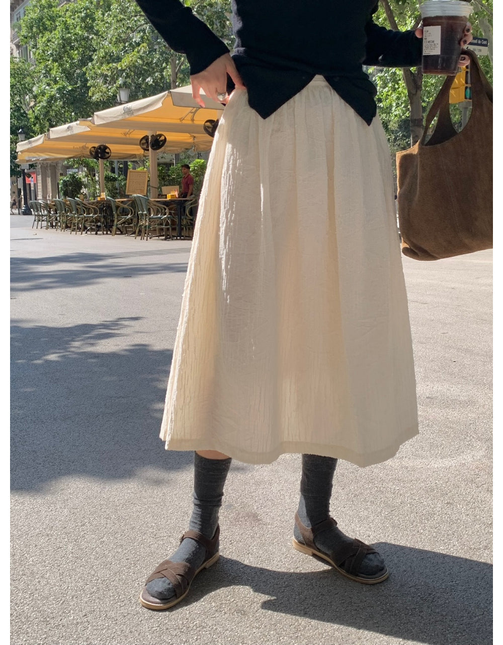 chocolat skirt-2col