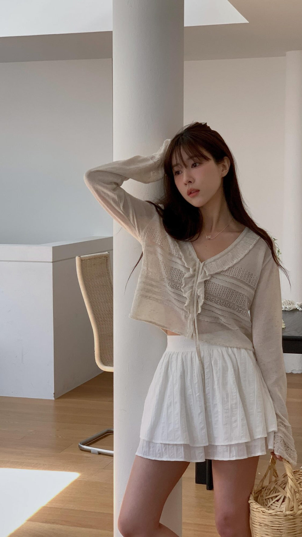 Bigi blouse&skirt-2col