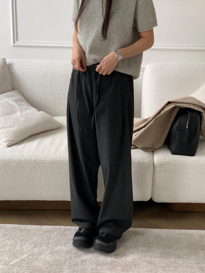 Mas s.t banding pants-2col