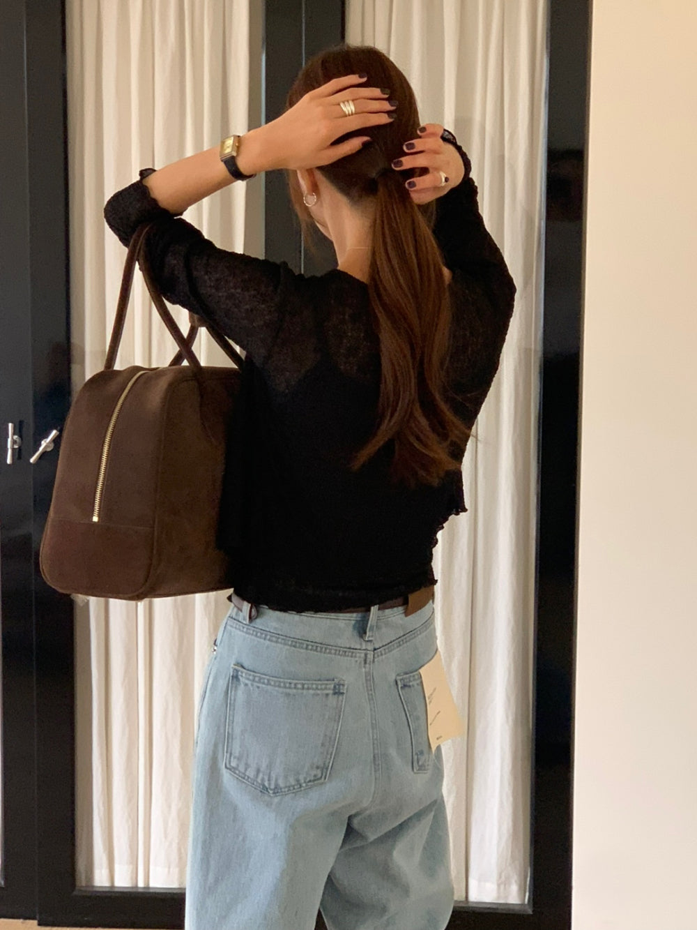 Twin sleeveless&cardigan set-3col