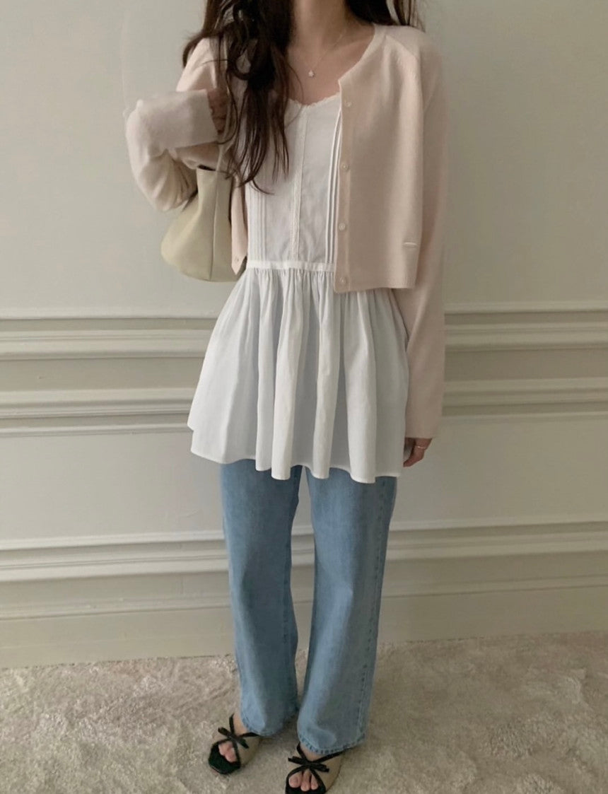 s 即納 Yarn wide denim