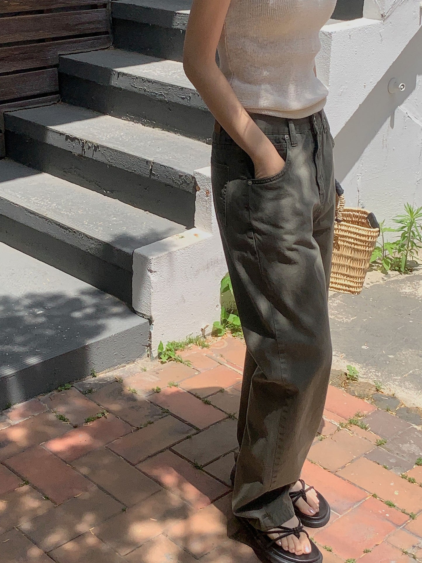 Summer dying pants-2col