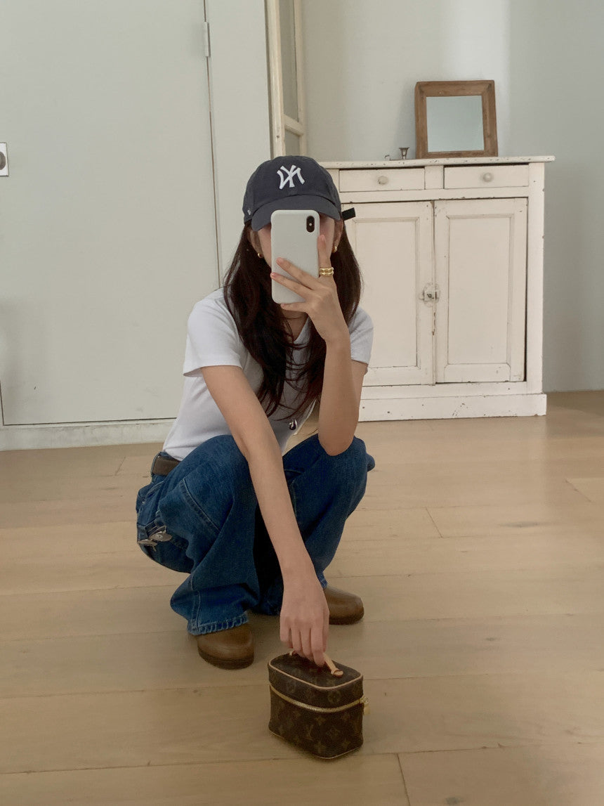 113 Carpenter denim ショート丈あり