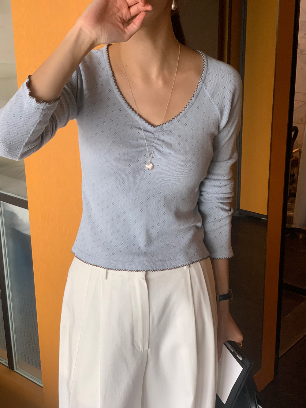 Soda lace T-3col