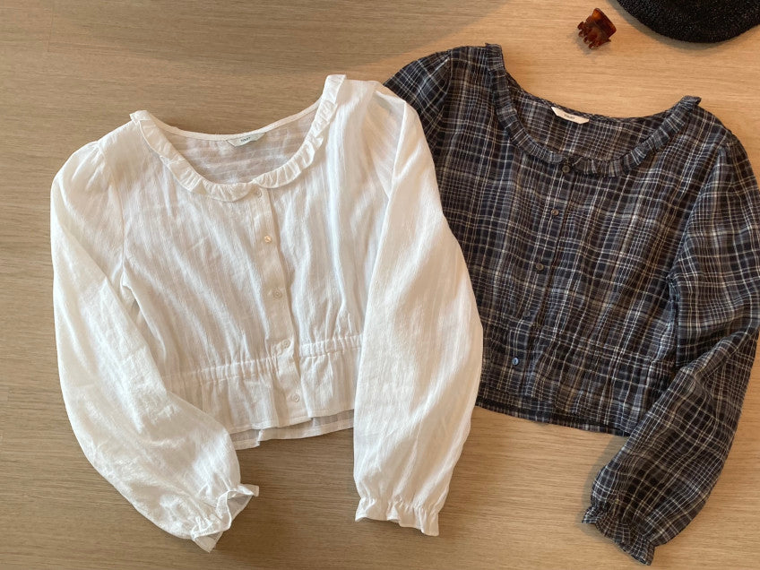 moen frill blouse-2col