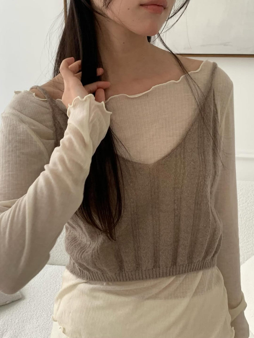 Mohair bustier-3col