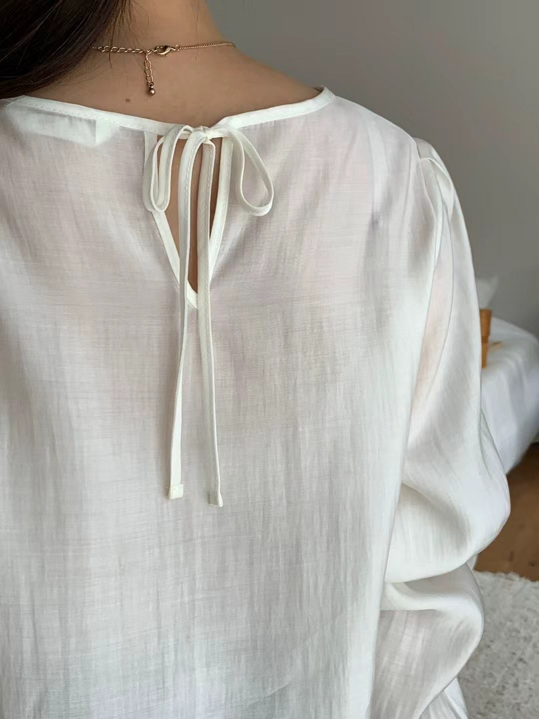 Seyrene bustier blouse set-2col