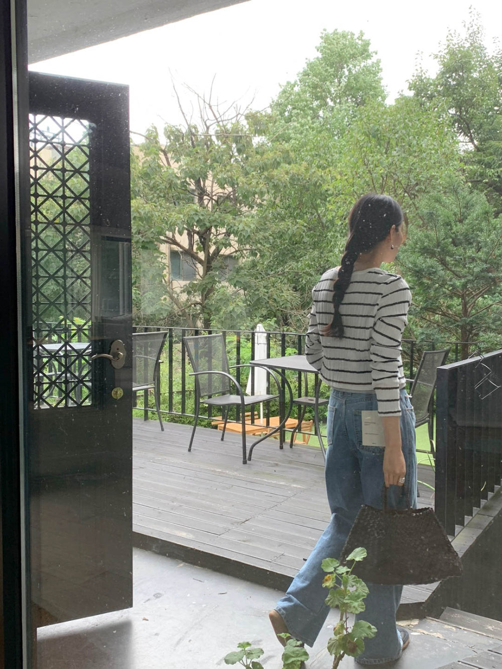 Sale navy即納 mimosa cardigan
