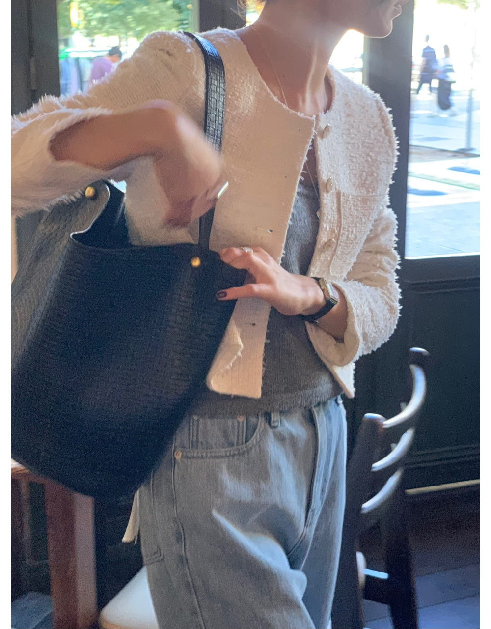 Sha tweed jacket-3col