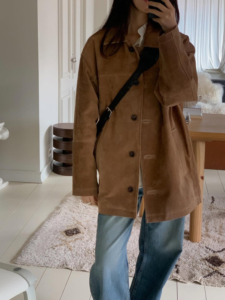 Bern suede jacket-2col