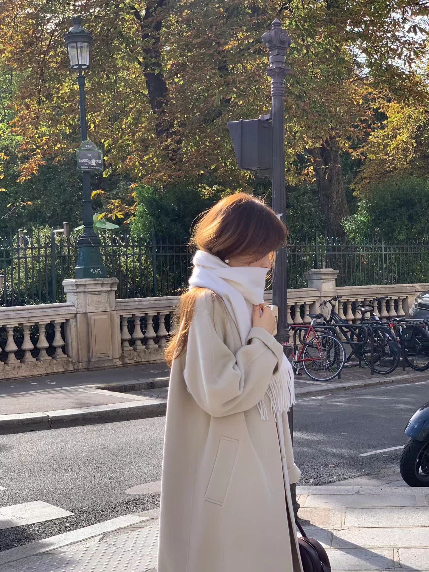 Ounce from cashmere handmade coat-2col