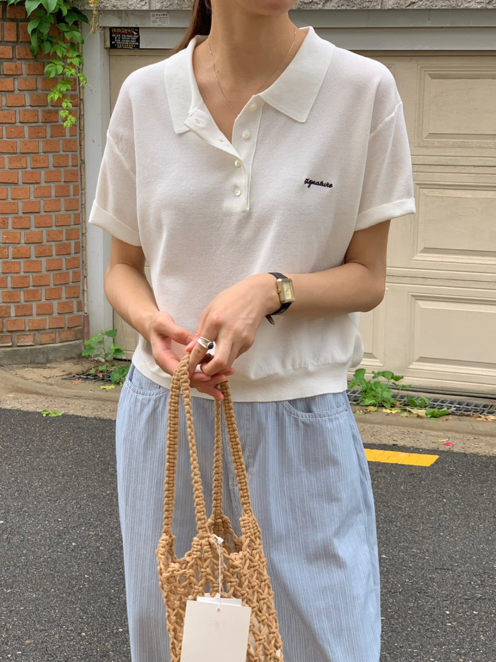 Nud collar knit-4col