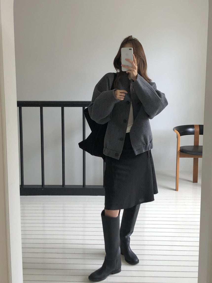Nua handmade blouson-2col