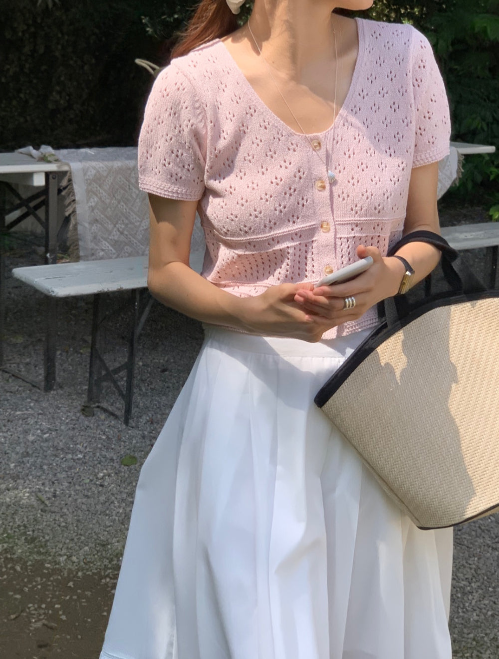 Flute cardigan-3col