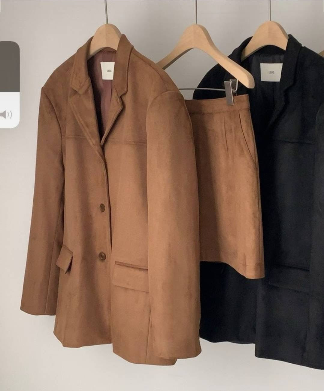 Euro suede jacket-2col