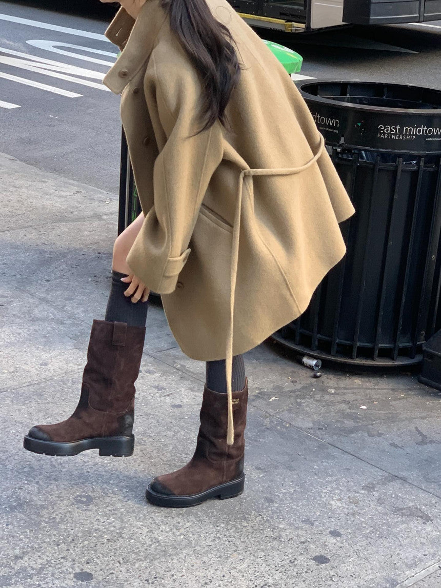 Moen handmade coat-2col