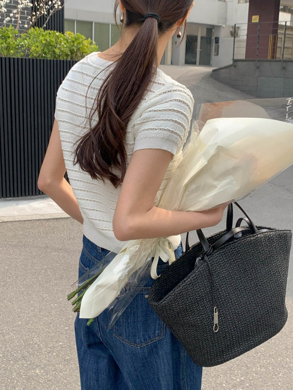 ivory即納 Ami Cardigan-3col