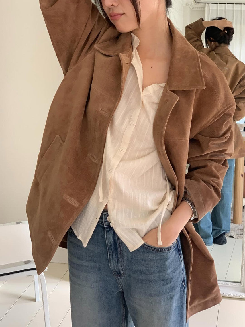 Bern suede jacket-2col